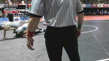 150 lbs Placement (16 Team) - Lenny Paolillo, Ridge vs Rajat Bhaskaran, Delaware Military Academy