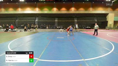 125 lbs Consi Of 8 #2 - Gabriel Gray, Unattached vs Ray Ray Harris, Cal State Bakersfield