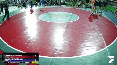 195 lbs Quarters & Wb (16 Team) - Camden Roofener, Oregon 1 vs RIGHTLY PENDERSON, Hawaii