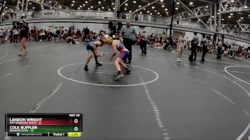 105 lbs Placement (4 Team) - Landon Wright, Mat Warriors White vs Cole Buffler, Brawler Elite