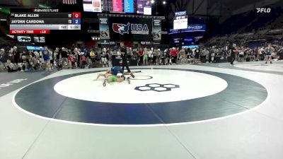 165 lbs Champ. Rd Of 64 - Blake Allen, VT vs Jayden Cardona, TX