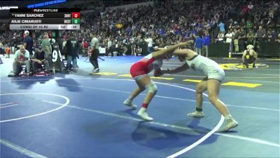 140 lbs Consi Of 16 #2 - Yanni Sanchez, Santa Ana (SS) vs Julie Cimarusti, West Covina (SS)