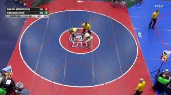 147 lbs 3rd Place - Shawn Verdecchio, Chichester vs Rockson Ryer, Pine Richland