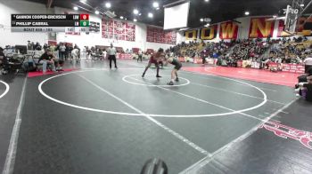 165 lbs Cons. Round 5 - Gannon Cooper-Erickson, Long Beach Wilson vs Phillip Cabral, La Mirada