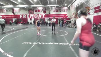 145 lbs Champ. Round 1 - Peyton Frost, Santa Teresa vs Cora Stevenson, Gunn