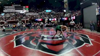 Cons. Round 1 - Aj Shoenbeck, Powder River Co. (Broadus) vs Sam Sanders, Chinook