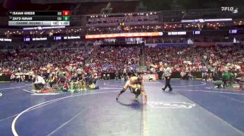 3A-120 lbs Champ. Round 1 - Isaiah Greer, Sioux City East vs Zayd Igram, Cedar Rapids Jefferson