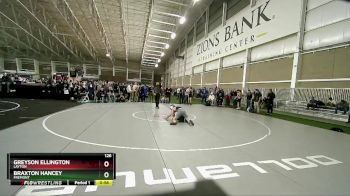 126 lbs Cons. Round 4 - Braxton Hancey, Fremont vs Greyson Ellington, Layton