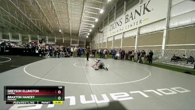 126 lbs Cons. Round 4 - Braxton Hancey, Fremont vs Greyson Ellington, Layton