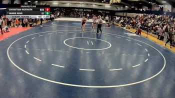 133 lbs Champ. Round 1 - Christian Horvath, Muhlenberg vs James King, Alvernia University