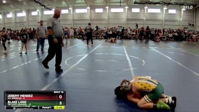 72 lbs Round 4 (8 Team) - Blake Lang, Tri State Hammers vs Jeremy Mendez, All American