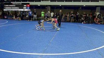 74 lbs Champ. Rd Of 16 - Axel Stravlo, Tough N Technical Wrestling Club (TNTWC) vs Andrew O'Donnell, Mat Demon Wrestling Club
