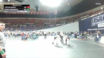 4A Boys 157 lbs Quarterfinal - Psylis McNutt, St. Helens Boys vs Kainen Zimmerman, Pendleton Boys