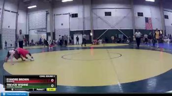 125 lbs Cons. Round 2 - D`Andre Brown, Newman vs Trevor Wishne, Central Missouri