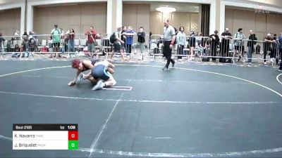 116 lbs Round Of 16 - Kaiden Navarro, Threshold WC vs Jace Briquelet, Rkda