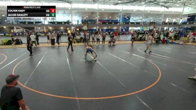 98 lbs Cons. Round 3 - Jacob Haslett, Unattached vs Colten Kady, Unattached