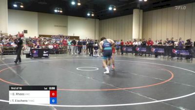 82 kg Rnd Of 16 - Glenn Rhees, Viking Wrestling Club (IA) vs Tyler Eischens, NYAC/Tar Heel WC