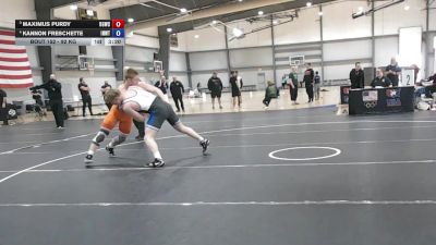 92 kg 3rd Place Match - Maximus Purdy, Big Game Wrestling Club vs Kannon Freschette, Inland Northwest Wrestling Training Center
