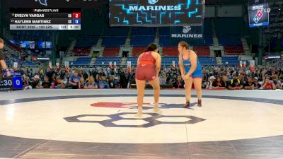 190 lbs Cons. Sub-semis - Evelyn Vargas, CA vs Hayleen Martinez, KS