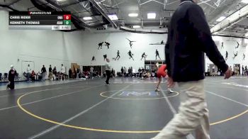141 Freshman/Soph 7th Place Match - Kenneth Thomas, Adrian vs Chris Rider, Ohio Wesleyan University