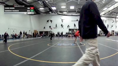 141 Freshman/Soph 7th Place Match - Kenneth Thomas, Adrian vs Chris Rider, Ohio Wesleyan University