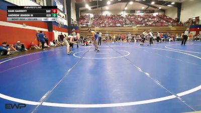 132 lbs Consi Of 8 #2 - Kain Garrett, Bartlesville High School vs Andrew Jensen III, Glenpool