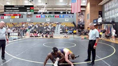 165 lbs 3rd Place Match - Jakob Chisolm, Montevallo vs William Lowery, UNC Pembroke