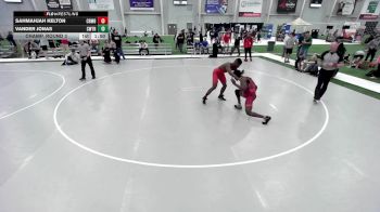 JR BOYS HARD LUCK - 155.6-156 Champ. Round 3 - Vander Jonas, CWC Thunder vs Sahmahjah Kelton, Coon Rapids Mat Bandits Wrestling Club