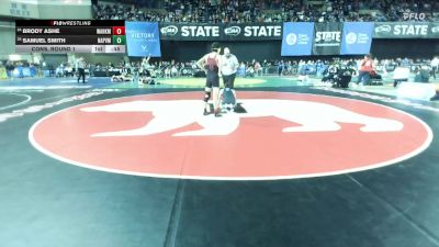 Boys 1B/2B 132 Cons. Round 1 - Brody Ashe, Wahkiakum vs Samuel Smith, Napavine