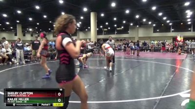 120 lbs Round 3 (4 Team) - Shelby Clayton, Alabama Elite Red vs Kailee Miller, TN AAU- Havok