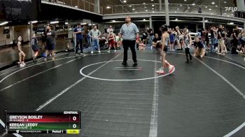 52 lbs Semis (4 Team) - Keegan Leddy, Brawler Elite vs Greyson Bosley, PA Alliance