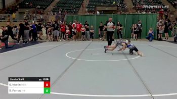 73 lbs Consi Of 8 #2 - Greysen Martin, Guerrilla Wrestling Academy vs Sammie Farrow, The Storm Wrestling Center