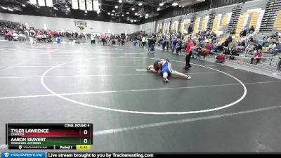 285 lbs Cons. Round 4 - Aaron Seavert, Wisconsin Lutheran vs Tyler Lawrence, Crandon