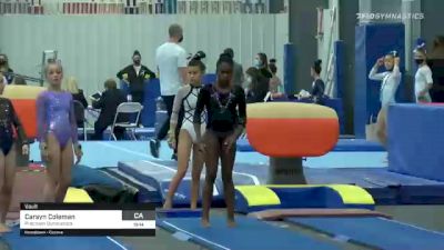 Carsyn Coleman - Vault, Precision Gymnastics - 2021 American Classic and Hopes Classic