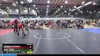 120 lbs Round 2 (6 Team) - Jerry Simon, RIVER CITY WRESTLING CLUB vs Anthony Luccianni, 84 ATHLETES