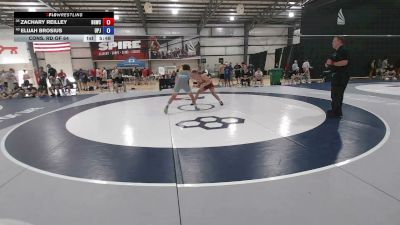 70 kg Cons. Rd Of 64 - Zachary Reilley, Blue & Gold Wrestling Club vs Elijah Brosius, UPJ