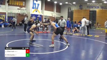 132 lbs Consolation - Jack Shermak, Norco High School vs Ryan McCauley, Bellarmine Prep