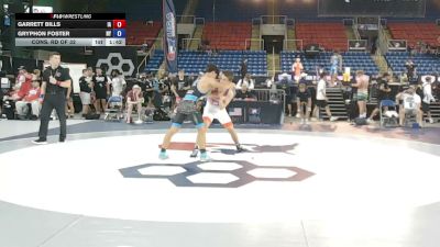 132 lbs Cons. Rd Of 32 - Garrett Bills, Iowa vs Gryphon Foster, New York