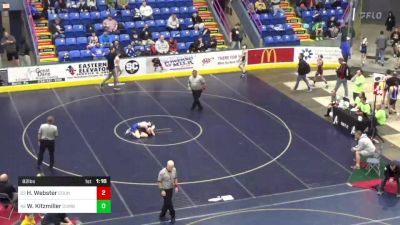 82 lbs Round Of 64 - Hunter Webster, Council Rock South vs Wyatt Kitzmiller, Cumberland Valley