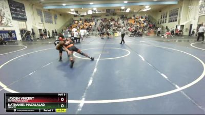 150 lbs Cons. Round 2 - Jayden Vincent, Huntington Beach vs Nathaniel Macalalad, Servite