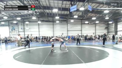 126 lbs Rr Rnd 1 - Camden Olson, TDWC Maniacs Blue - HSB vs Stephen Cross, Trinity Top Team - HSB