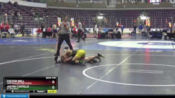 110 lbs Cons. Round 4 - Justin Castillo, St Anthonys vs Colton Bell, Lake Highland Prep School