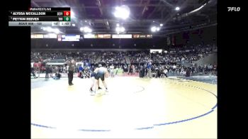 155 lbs Quarterfinal - Alyssa McCallson, Skyview vs Peyton Reeves, Thunder Ridge
