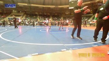 46 lbs 3rd Place - Caroline Angel, Reign vs Everly Heitz, Indianola Mat Tribe
