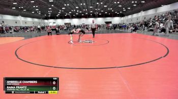 105 lbs Cons. Round 4 - Raina Frantz, Shawnee-Mill Valley HS vs Ambrielle Chambers, Sand Springs