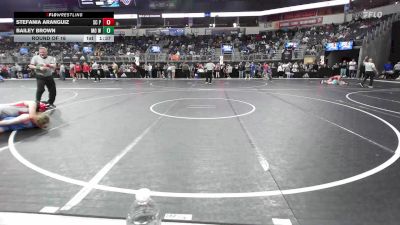 163-178 lbs Round Of 16 - Stefania Aranguiz, Sc Punishers vs Bailey Brown, MO West Championship Wrestling Club