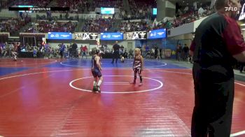 55 lbs Champ. Round 2 - Leo Tiffany, Butte Wrestling Club vs Titan Shells, Riverton USA Wrestling