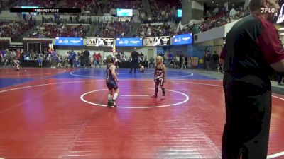 55 lbs Champ. Round 2 - Leo Tiffany, Butte Wrestling Club vs Titan Shells, Riverton USA Wrestling