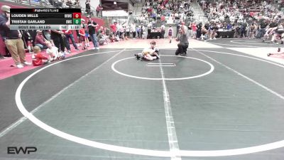 64 lbs Rr Rnd 3 - Louden Mills, Keystone Kids Wrestling Club vs Tristan Garland, Berryhill Wrestling Club