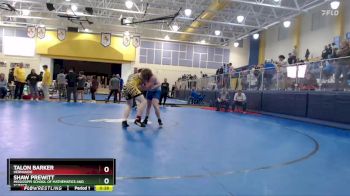 165 lbs Cons. Round 1 - Shaw Prewitt, Mississippi School Of Mathematics And Science vs Talon Barker, Hernando